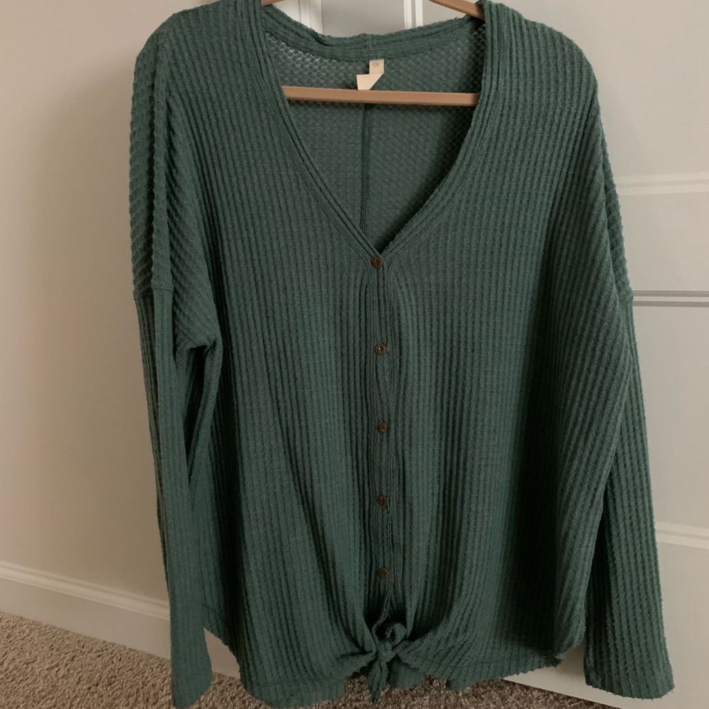 Button-Down Oversized Top
